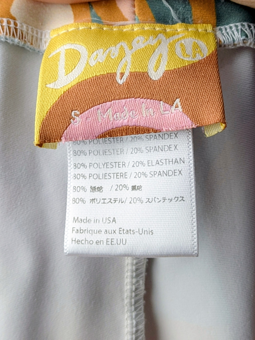 Dazey LA x Anthropologie We Are One Leggings - Size Small - Made in LA #169 - Picture 6 of 7